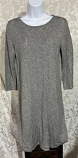 SPENSE Knit SWEATER DRESS Size S Small Grey Knee Length E68