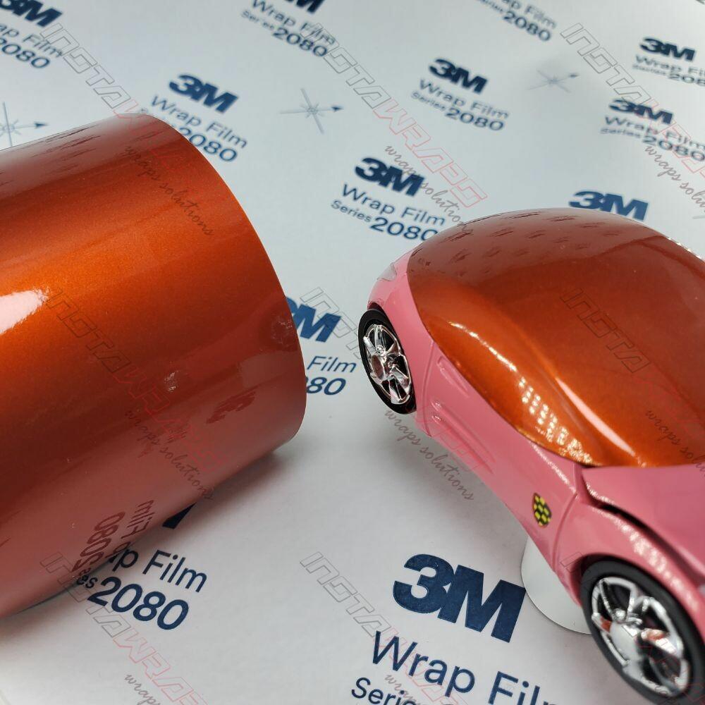 3M 1080 Scotchprint Gloss Fiery Orange Vinyl Car Wrap Film