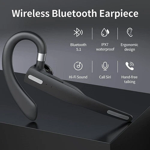 Car driver wireless Bluetooth 5.1 headset with microphone noise reduction - Picture 4 of 12
