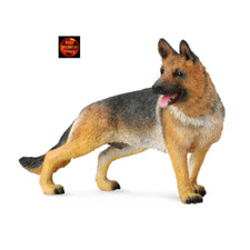 German Shepherd Alsatian Dog Toy Model Figure by CollectA 88552 Cake Topper NEW