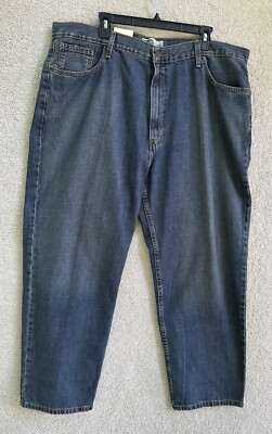 Levis Jeans Mens 44x30 Signature Relaxed Blue Jeans NWT