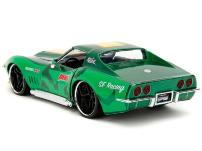 Jada 1969 Chevrolet Corvette Stingray ZL1 & Cammy Fig. Street
