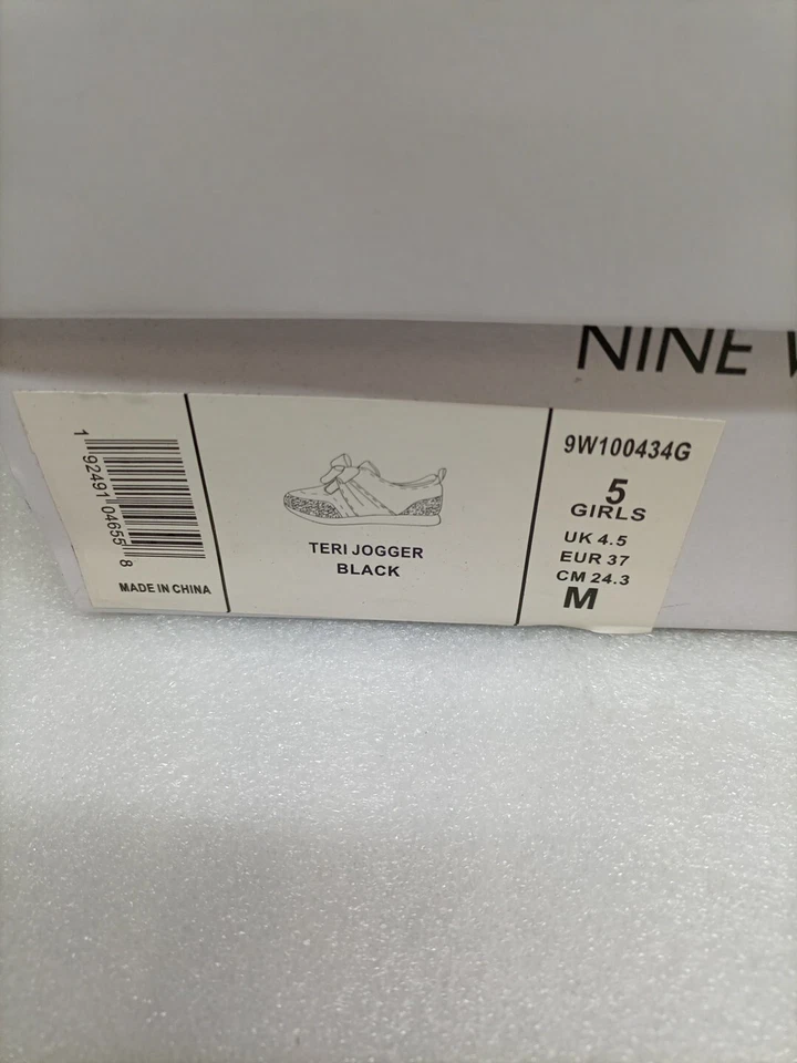 Jogger Nine West Teri negro para niñas talla 5 Foto 2 de 4