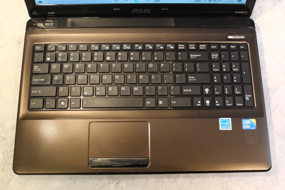 ASUS K52F Laptop 320GB HDD Windows 10 8 GB Ram i3-M370@2.40GHz CPU