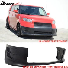 Fits 08-10 Scion xB Front Bumper Lip Spoiler Splitter Valance Unpainted Black PU