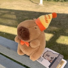 12cm Capybara Plush Toy BAG Keychain Key Ring Pendant Jewelry Fans Gift