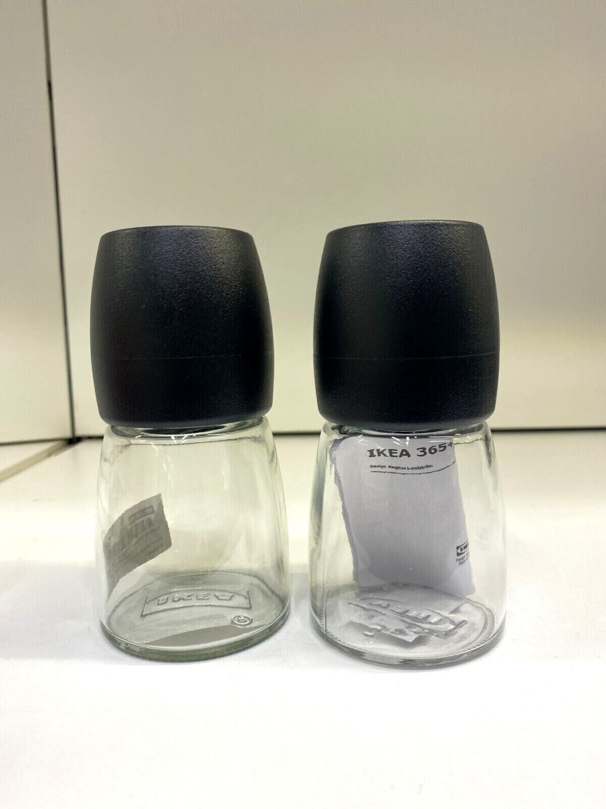 IKEA 365+ Ihardig Spice MIll Glass Black Salt Pepper Spices Grinding 12