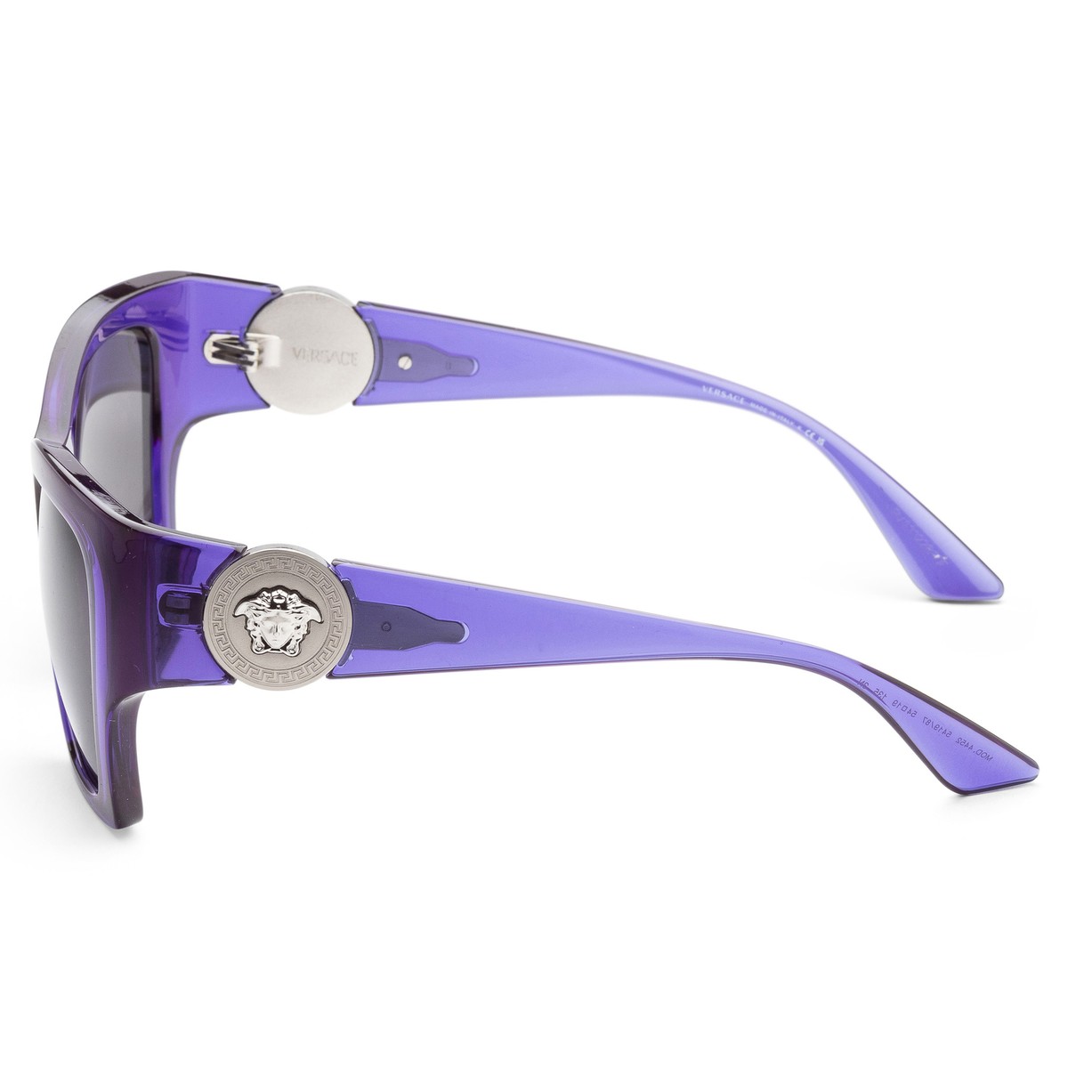 Versace Women's 55mm Transparent Purple Sunglasses VE4452