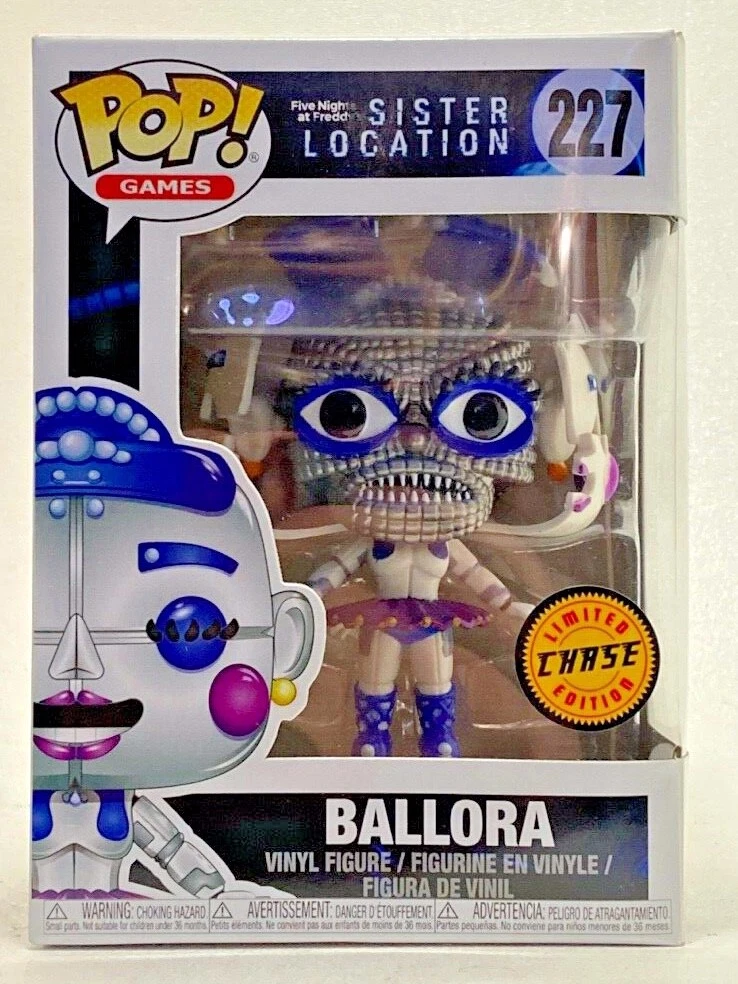 Sister Location POP Games Ballora Vinyl Figure 227 Open face