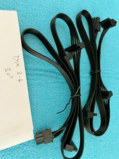 2X Corsair 6 Pin to 3x SATA Drive Cable For Corsair RM850X,RM1000E, ORIGINAL