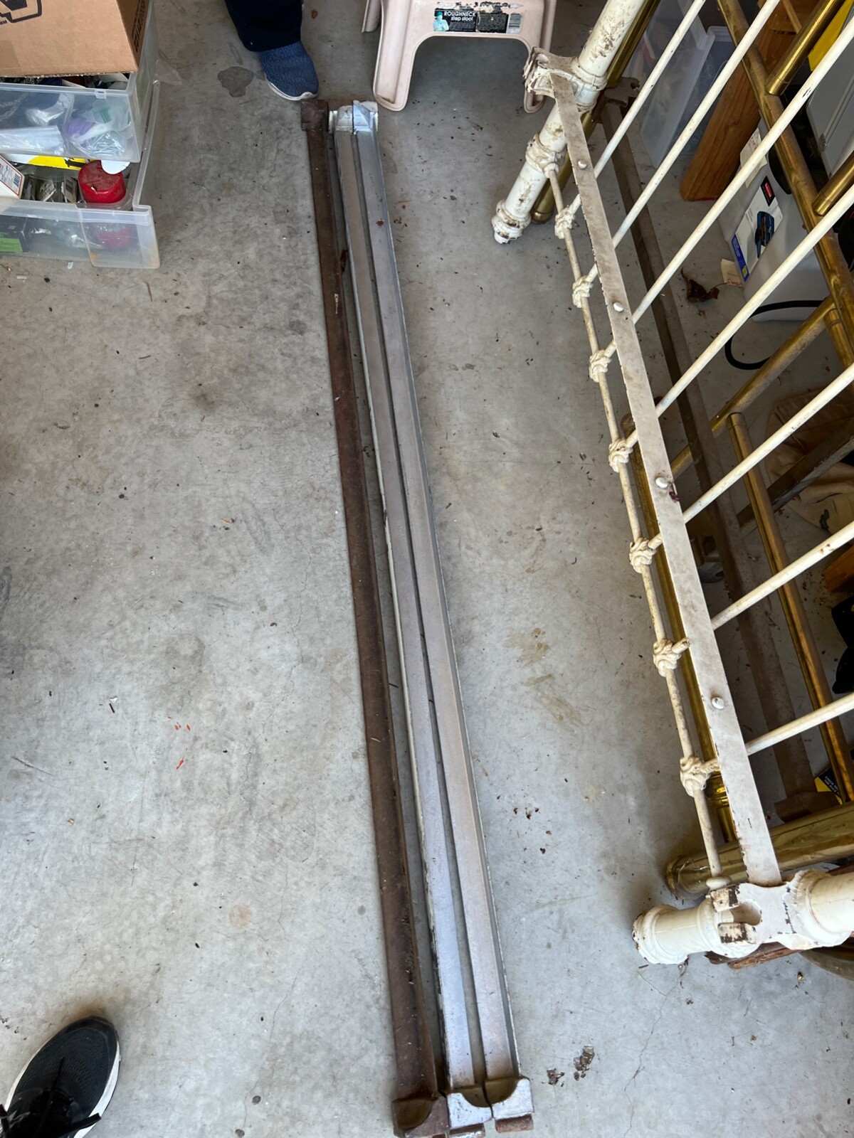 Antique Full Double Brass Bed Frame Early 1900's Two beds for sale