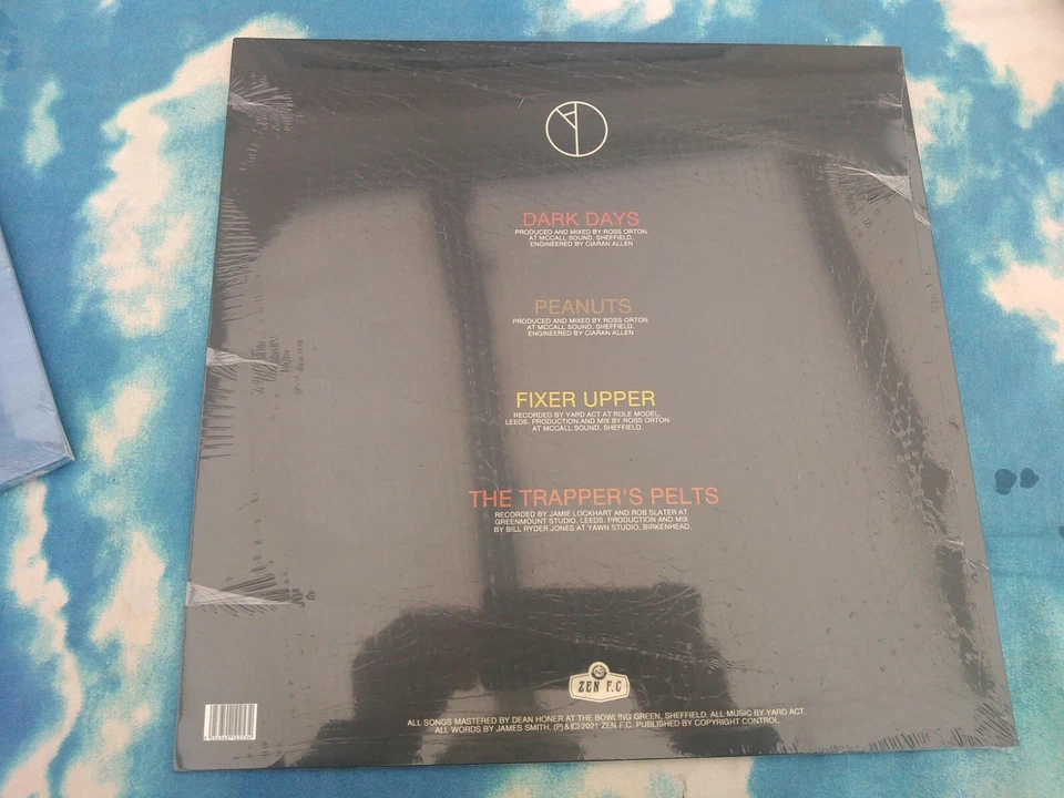 YARD ACT - “DARK DAYS” Ltd ASH RED 12” VINYL EP @SEALED/BRAND NEW@# - Image 2 of 2