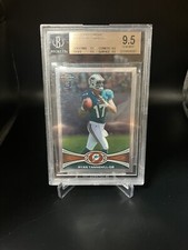 2012 Topps Chrome Ryan Tannehill Rookie Card #109a BGS Graded 9.5 Gem Mint Miami. rookie card picture