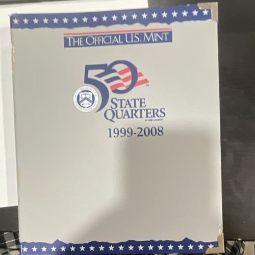 H.E. Harris Official U.S. Mint 50 State Quarters Album 1999-2008