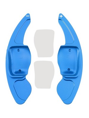 Steering Wheel Paddle Shifter Extension For SEAT VW Scirocco Aluminium Blue US