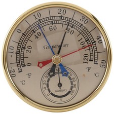 5inch Min Max  Hygrometer Wall Mount Wall  Analog Indoor Outdoor  Rain1083