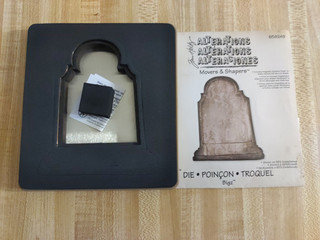 "Headstone" by Tim Holtz Sizzix Movers & Shapers Halloween Die Cartridge 658249