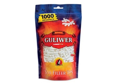 Guliwer Slim Filter Tips 6mm Megapack (1 Bt. a 1000 Stück = 1000 Stück)