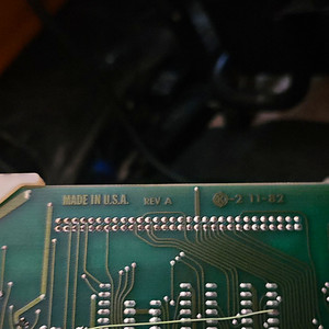 Action Computer Enterprise Vintage Controller Card Rev A 1981