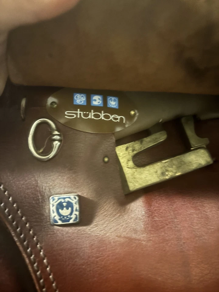 Sillín inglés Stubben Siegfried 18” 31 cm apenas usado Foto 2 de 4