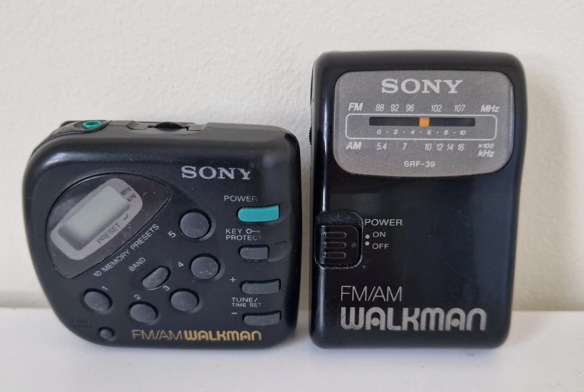 Sony VX-1W Tick Talk FM/AM 2 Band Clock Radio tested