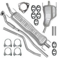 SchalldäMpferset Auspuffanlage Auspuff FüR Opel Astra H 3 Iii 1.6 Kombi Caravan