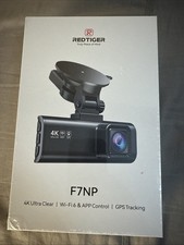 REDTIGER Dash Cam Front Rear, 4K/2.5K Full HD Dash Camera for Cars F7NP 