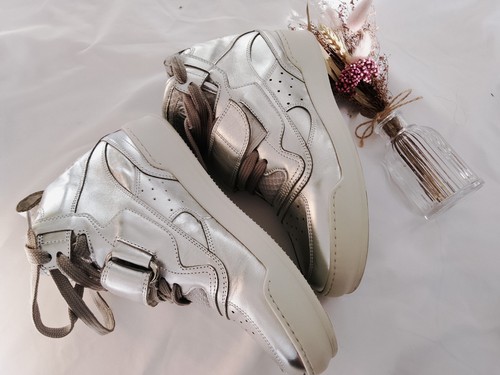 MM6 Maison Margiela Baskets montantes S59WS0026 argenté/blanc Femme EU 37 - Photo 4/20