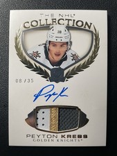 20-21 The Cup Hockey The NHL Collection Rookie Patch Auto Peyton Krebs #/35