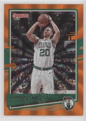 2020-21 Panini Donruss Orange Laser Gordon Hayward #137 0o6v
