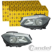 2X Hella Halogen Scheinwerfer Passend FüR MERCEDES-BENZ A-KLASSE Links+Rechts