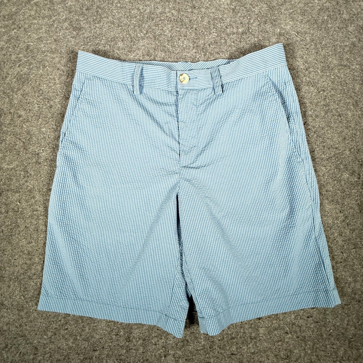 Short Chino Southern Tide - Bleu Vichy, Taille 34, The Skipjack, Préppy