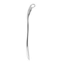 Stainless Steel Shoe Lifter Extra Long Shoe Horn Metal for Senior Long Shoe Horn