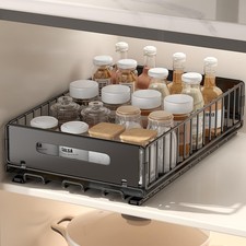 1 Pack Pull Out Cabinet Organizer, Slide Out drawers for cabinets, Heavy Duty...