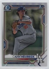 2021 Bowman Draft Chrome Refractor Peter Heubeck #BDC-146 uk2