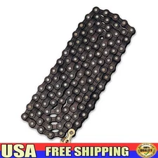 Bicycle Chain 10-21 Speed 112 Links Heavy Duty Master Link Tool Free Install New