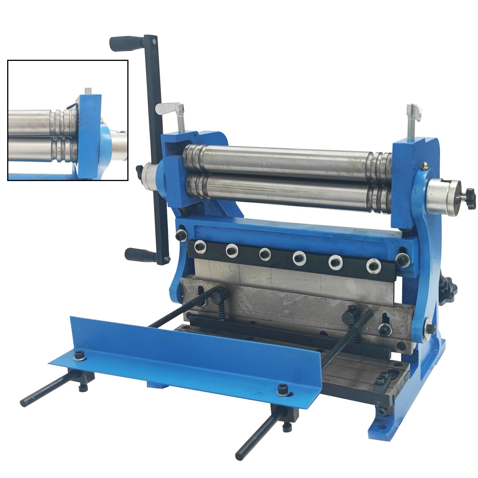 3-In-1 Combination Metal Plate Shearing Bending and Rolling Machine Bander 0-90°