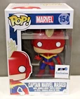 FUNKO POP MARVEL SERIES #154 CAPTAIN MARVEL MASKED GTS EXCLUSIVE MINT  &