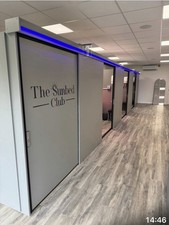 Sliding Door Sunbed Cubicles