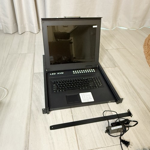 MT-VIKI Rack KVM Switch w/17'' LCD Monitor, 16 Port VGA KVM Switch With Monitor - Picture 2 of 13