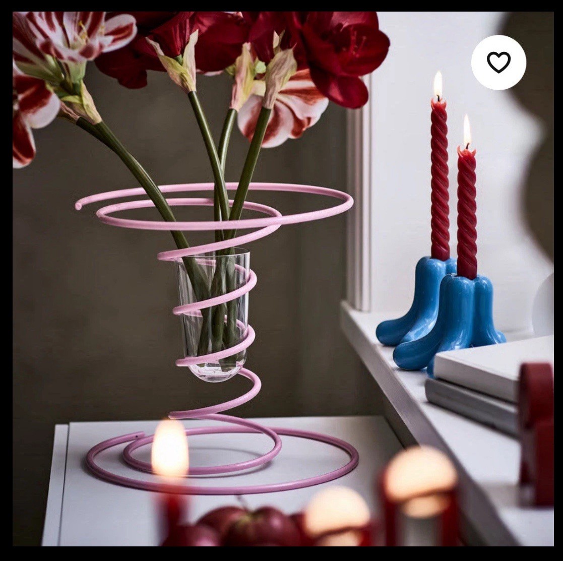 IKEA x Gustaf Westman VINTERFINT Vase Pink New In Box Limited
