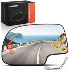 Driver Side Heated Mirror Glass - Compatible with 2003-2007 Chevy Silverado, Ava