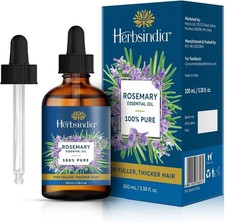 Organic Rosemary Essential Oil for Hair Growth, 100% Pure & Natural