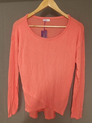 Lascana Damen Pullover Rosa Gr. 36/38 V-Ausschnitt Neu mit Etikett