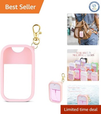 Luxury Pink Silicone Case for Touchland Power Mist & Glow Mist 1 fl oz
