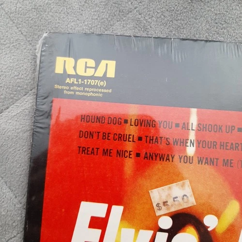 Elvis Presley GOLDEN RECORDS AFL1-1707(e) (USA 1977 REISSUE) RARE, "SEALED"