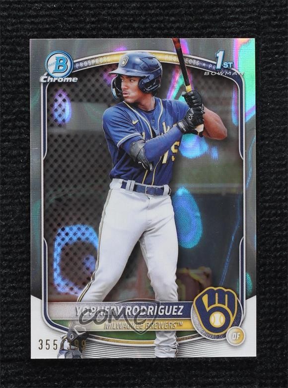 2025 Bowman Chrome Prospects Lava Refractor /399 Yophery Rodriguez #BCP-36 0lj0