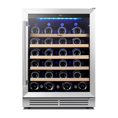 Yeego 24'' Single Zone Wine Refrigerator Cooler Fridge 52 Bottles Capacity Only