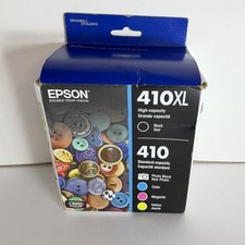 Epson 410XL Black & 410 Photo Black/Cyan/Magenta/Yellow Ink Cartridges 04/2026