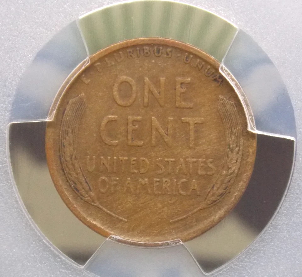 1909 "S" Lincoln WHEAT Cent 1c PCGS VF25 #613 Very Fine San Francisco ECC&C, Inc - Image 2 of 4